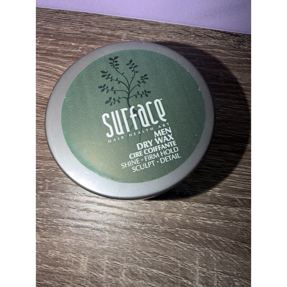 Surface Men Dry Wax Hair Health Firm Hold Shine Sculpt Detail hair care